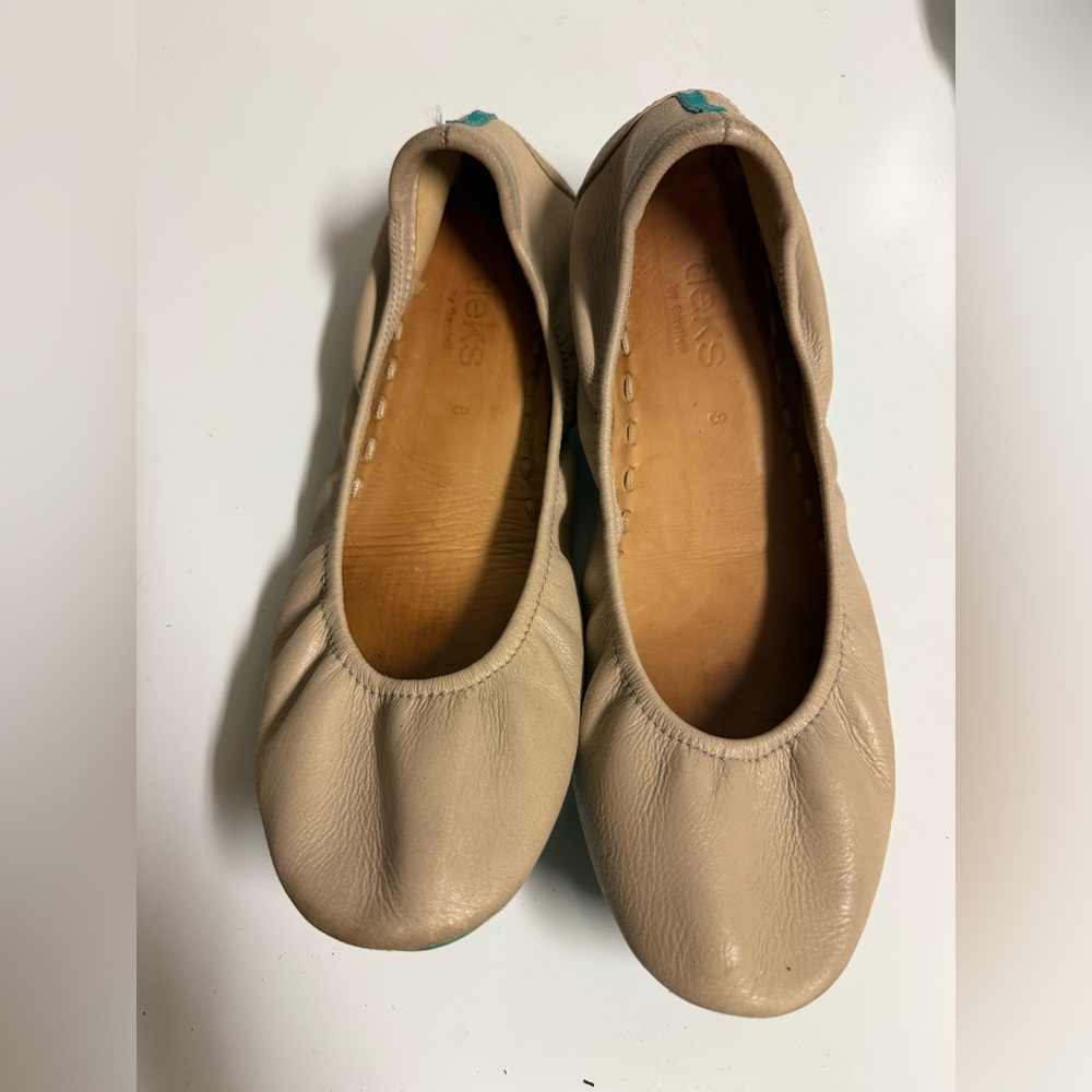 Tieks Beige Flats